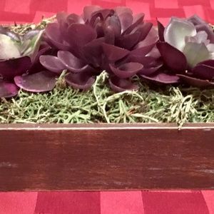 Succulent artificial arrangement